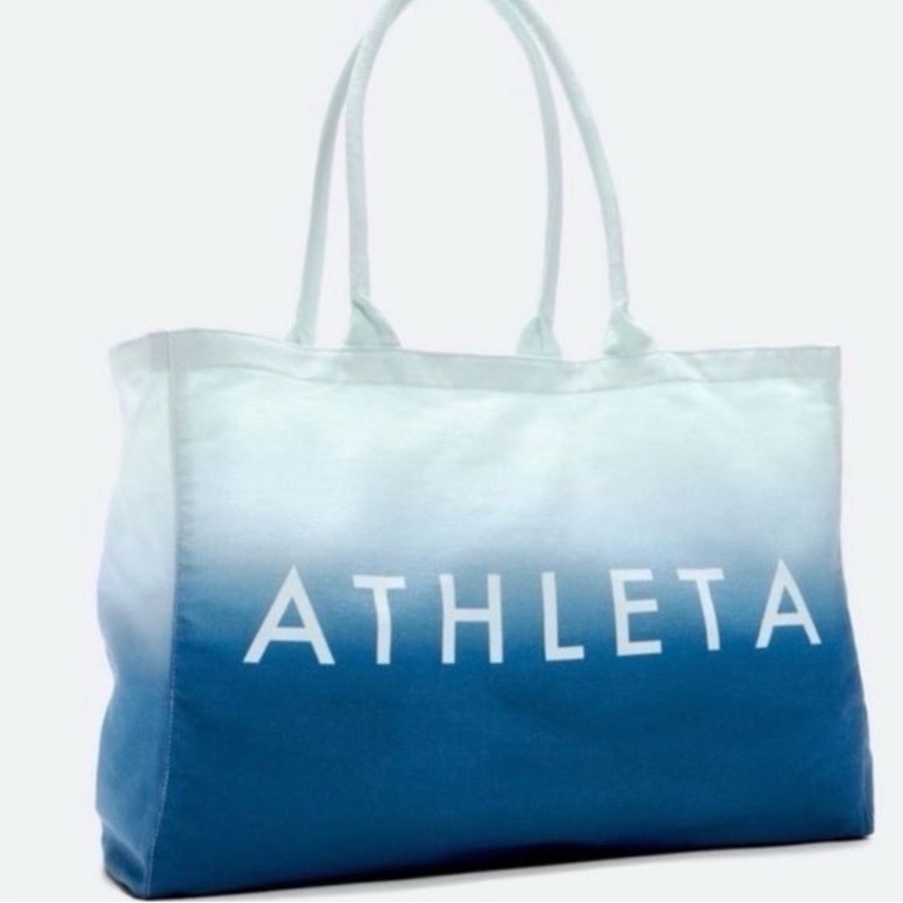 Athleta Gradient Blue Tote Bag